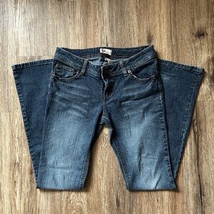 SO Women's Dark Blue Flare Jeans